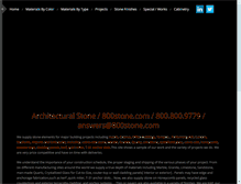 Tablet Screenshot of 800stone.com